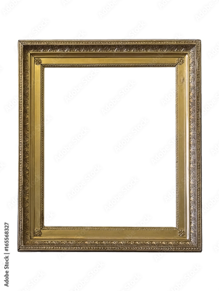 Golden frame for paintings, mirrors or photos Golden frame for paintings, mirrors or photos