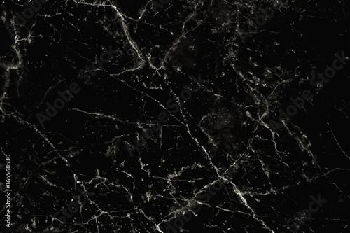 Black marble texture with natural pattern for background. © Narasak