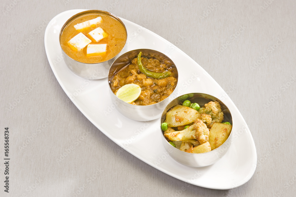 Gropu of Indian Curry Dish