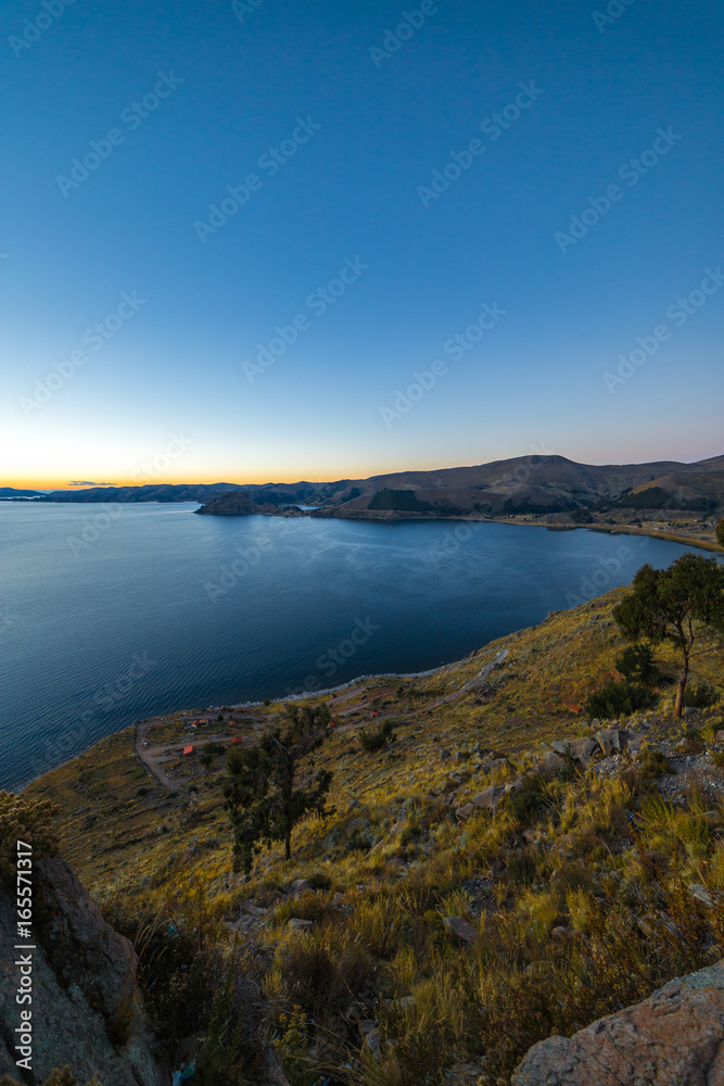 View of Lake Titicaca