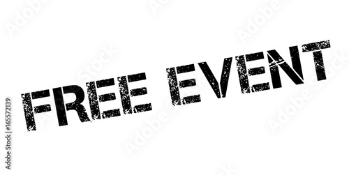 Free Event rubber stamp. Grunge design with dust scratches. Effects can be easily removed for a clean, crisp look. Color is easily changed.