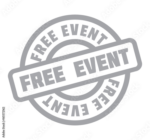 Free Event rubber stamp. Grunge design with dust scratches. Effects can be easily removed for a clean, crisp look. Color is easily changed.