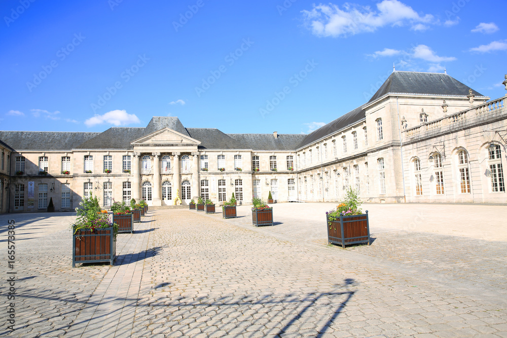 The historic Castle Stanislas in Commercy, Lorraine, Grand Est, France