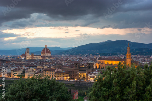  Florence on a sunset, Italy