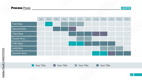Gant Chart Infographic Template