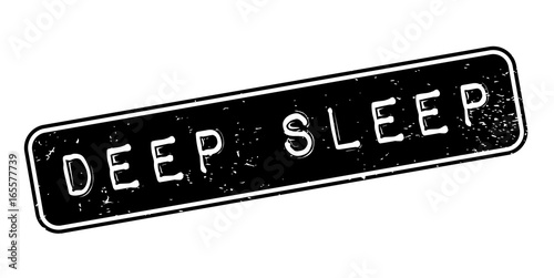 Deep Sleep rubber stamp. Grunge design with dust scratches. Effects can be easily removed for a clean, crisp look. Color is easily changed.