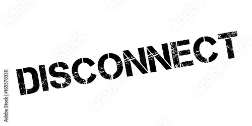 фотографія Disconnect rubber stamp