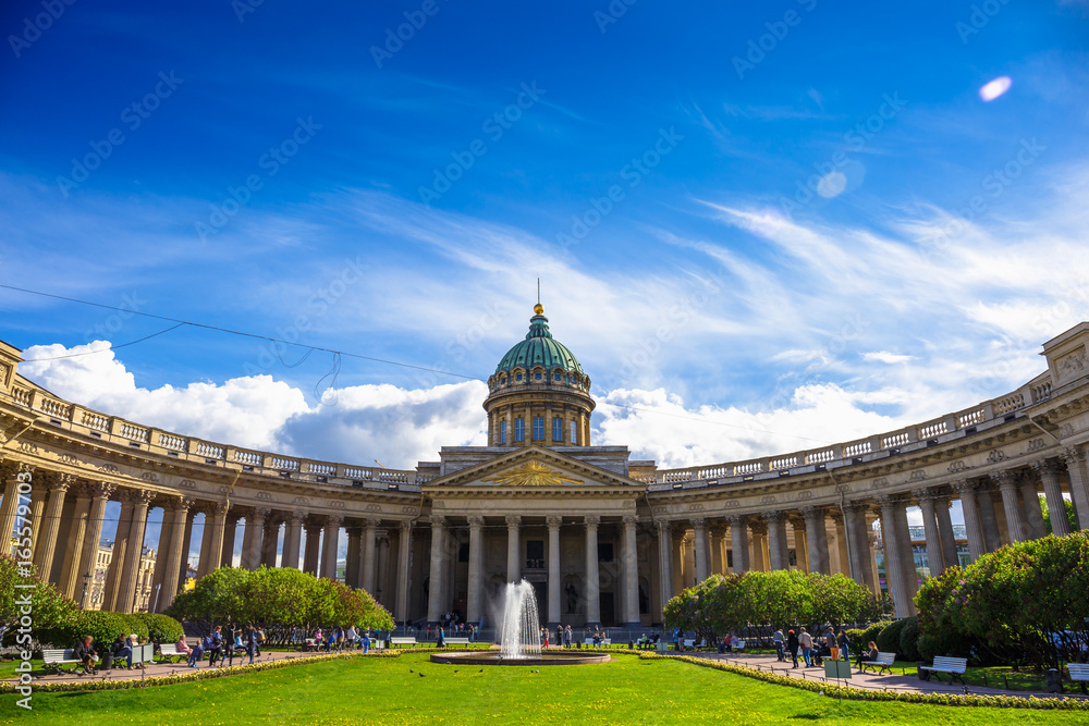 Facade of Kazan Cathedral, St. Petersburg