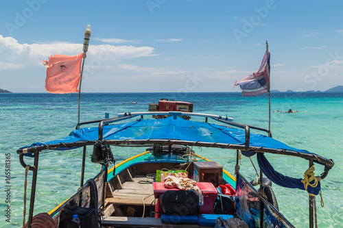 Cruise on the sea At Koh Lipe in Thailand