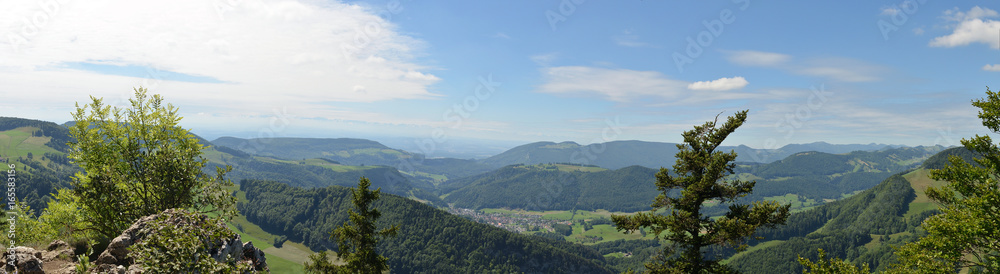 Hügel Panorama Wasserfallen, Reigolswil