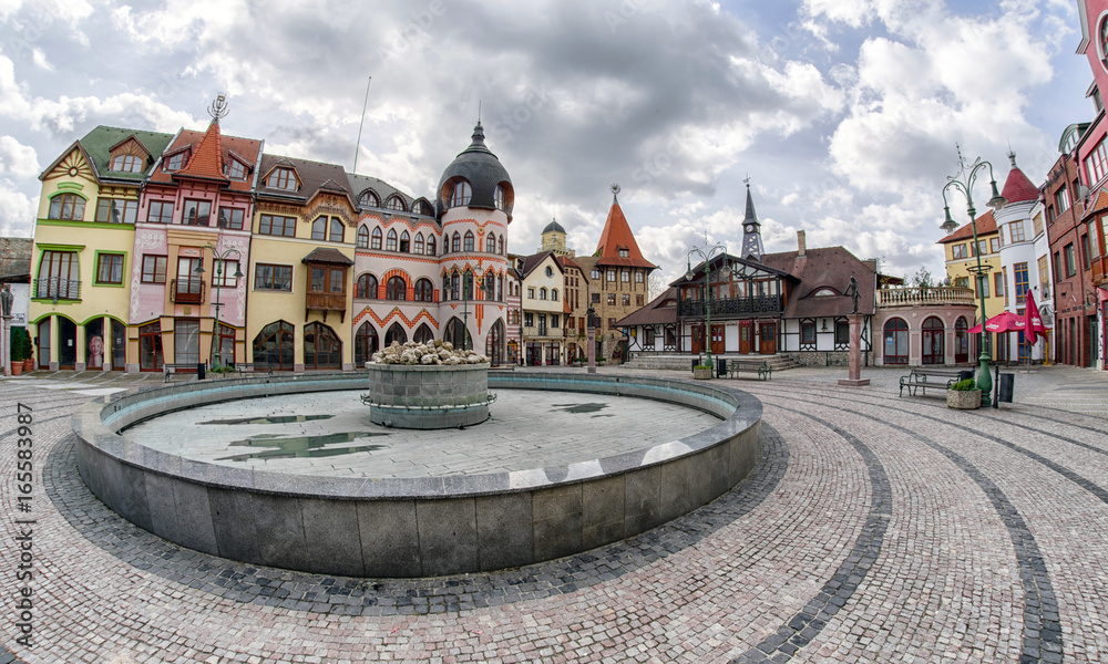 Europa place in city Komarno, Slovakia