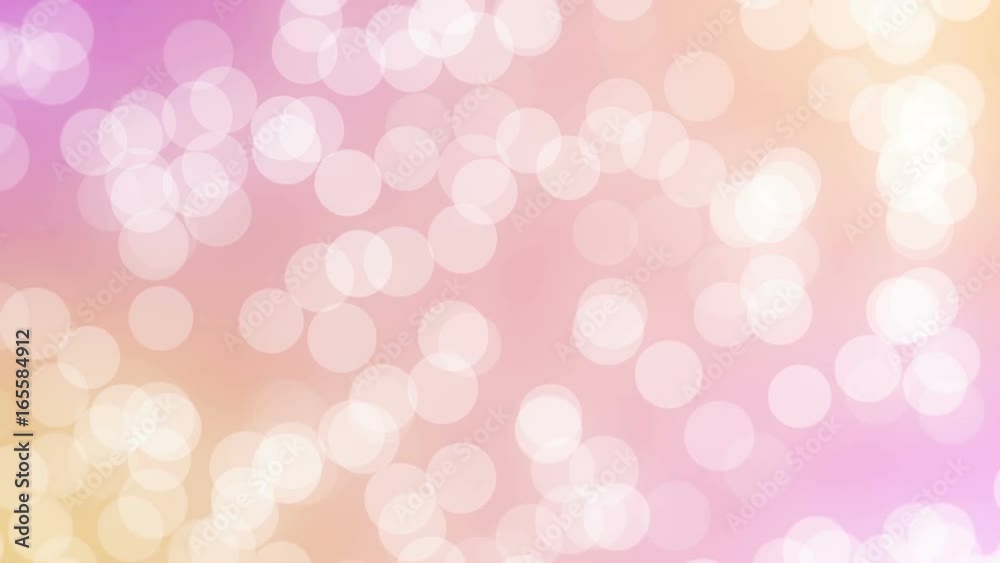 soft bokeh peaceful dreamy motion background pink orange