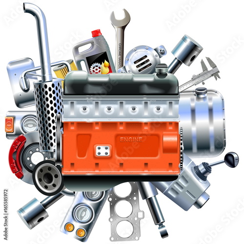 Vector Engine with Truck Spares