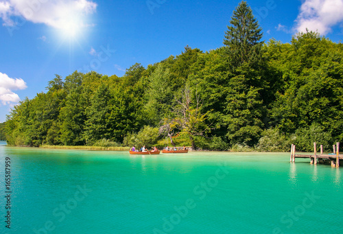 The plitvice lake in Croatia