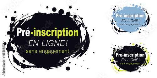 PRÉ-INSCRIPTION EN LIGNE LOGO