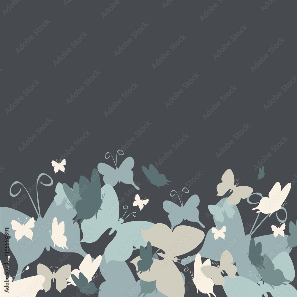 abstract background with butterfly silhouette abstract background with butterfly silhouette