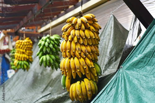 Open market bananas. photo