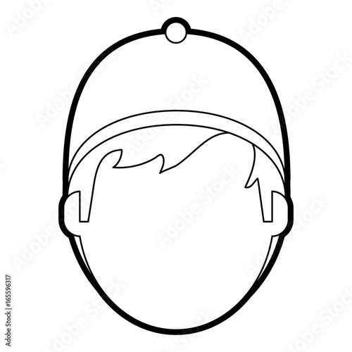 Injured injured patient face