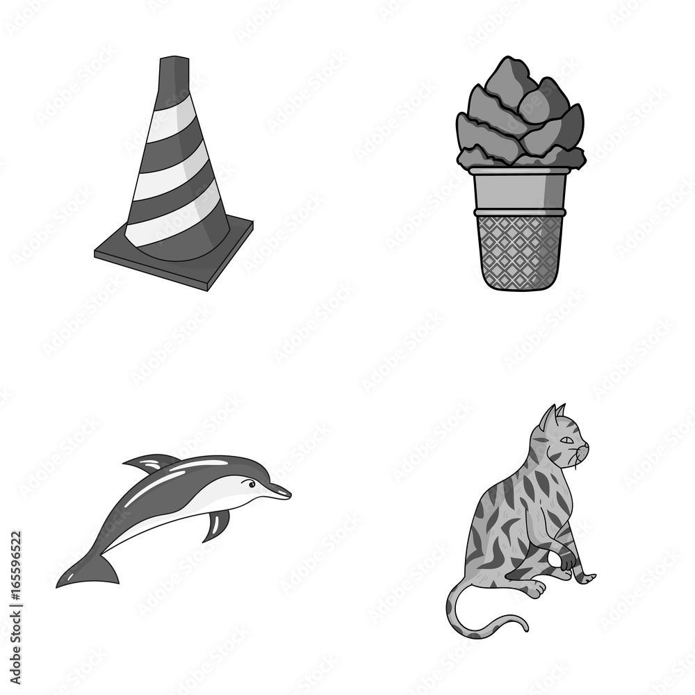 Φωτογραφία transport, animal and other monochrome icon in cartoon style
