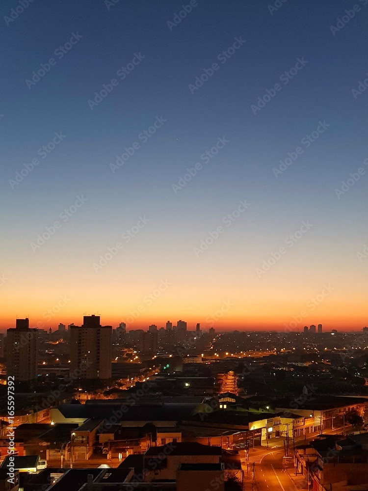 Sunrise in São Paulo 