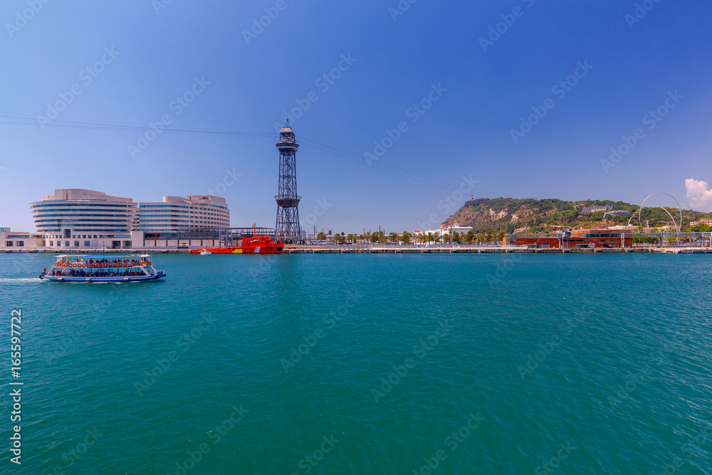 Barcelona. Sea port.