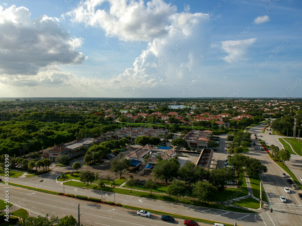 urban aerial photography south florida