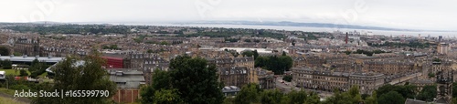 views of Edinburgh, Scotland, United Kingdom, from the heights 