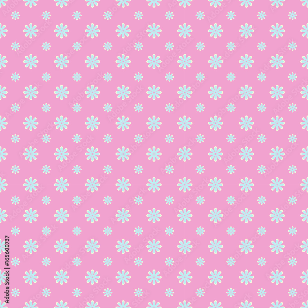Seamless background with flowers