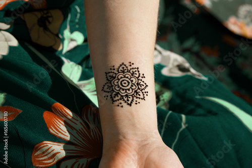 henna tattoo mehendy drawing photo