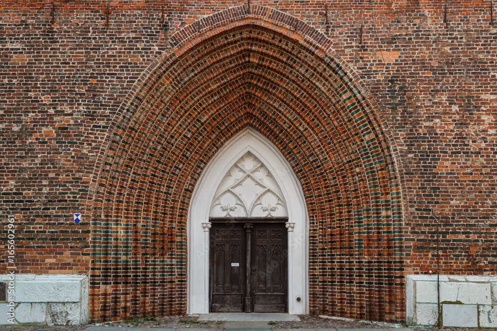 Gothic church in the historic centre of Greifswald, Germany