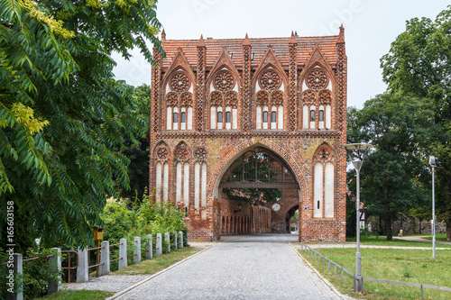 Medieval fortifications in Neubrandenburg, Germany photo