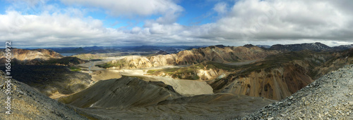 wunderschöne Landschaft des Nationalparks Landmannalaugar in Island