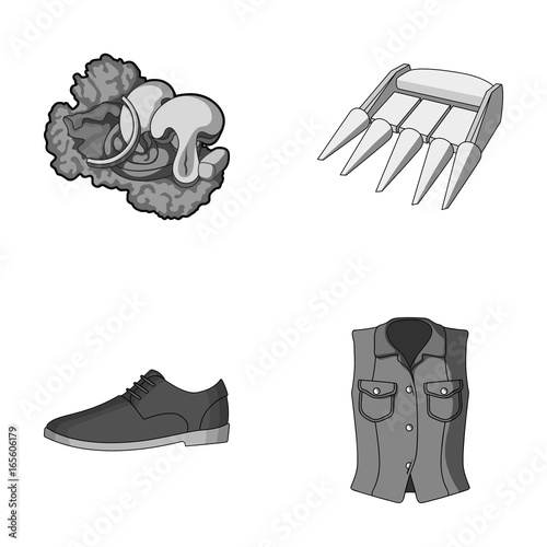 industry, textiles, ateliers and other monochrome icon in cartoon style.model, cafe, restaurant, icons in set collection.