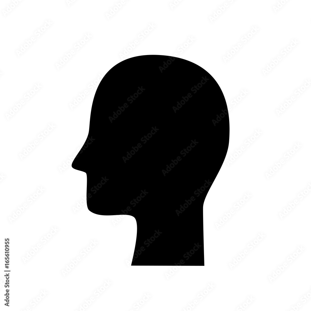 Head vector icon,