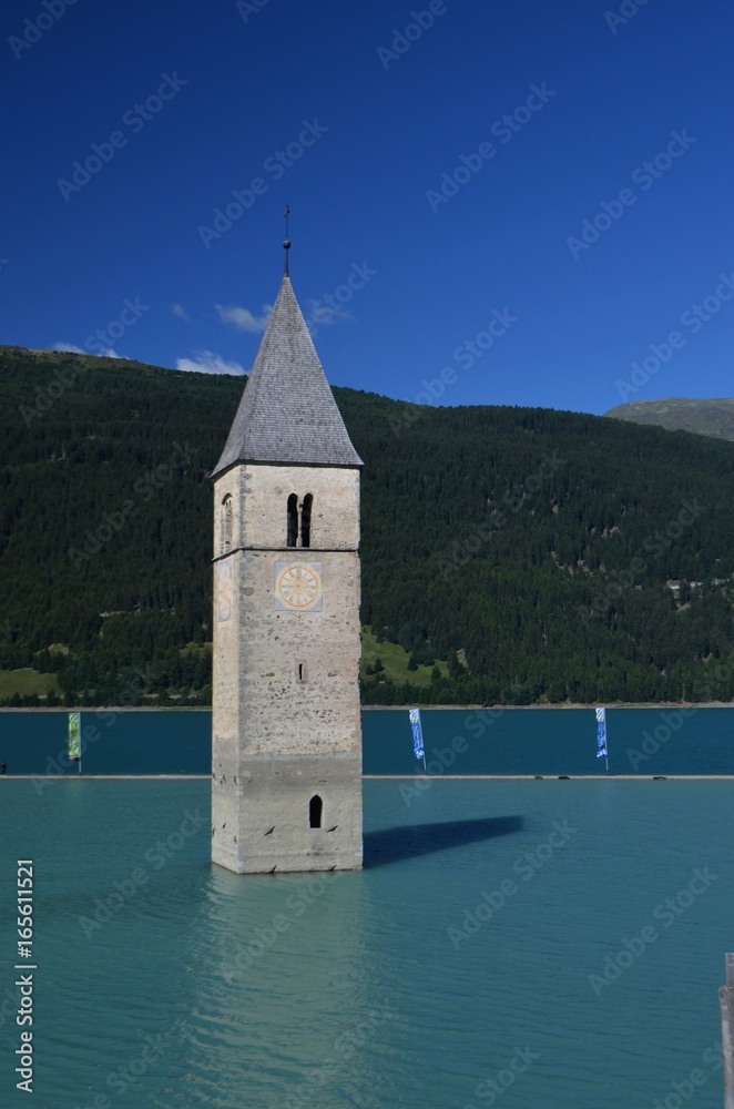 Kirchturm Graun / Reschensee