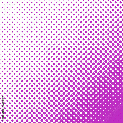 Halftone dot pattern background - vector graphic design from circles in varying sizes