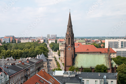 Poznań z dachu okrąglaka