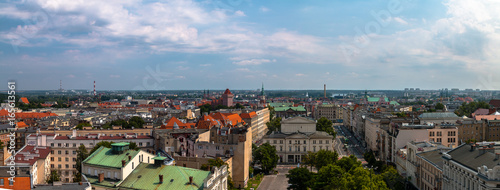 Fototapeta Poznań z dachu okrąglaka