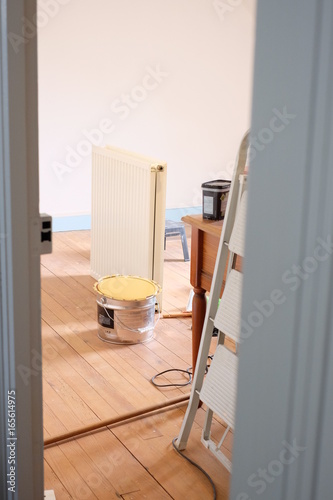 Obraz na płótnie Travaux w salonie