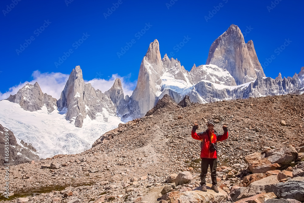 At the foot of Mount Fitz Roy