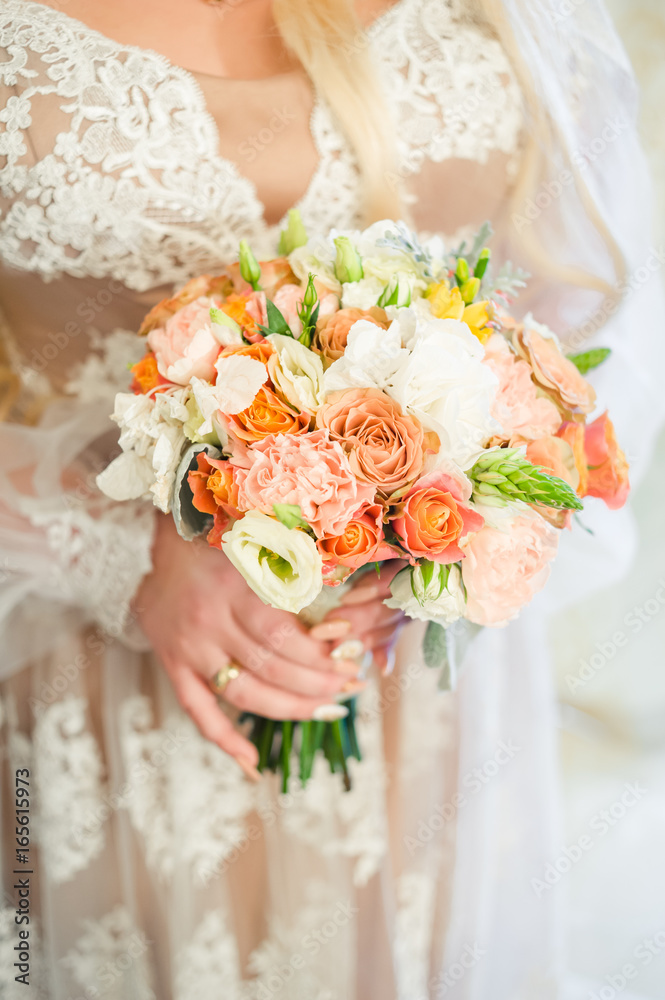 Naklejka premium Wedding preparations