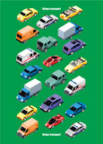 Isometric City Transport Collection