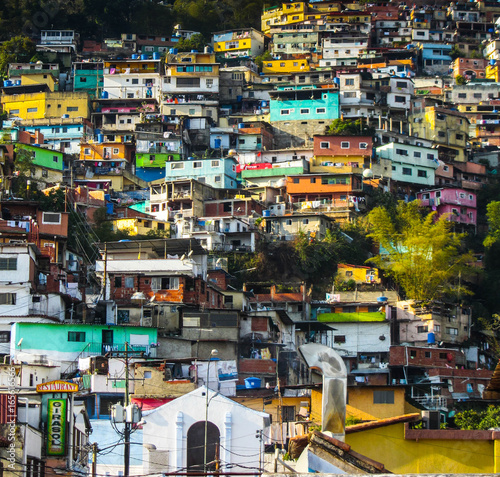 Famous slums of Caracas, Venezuela photo