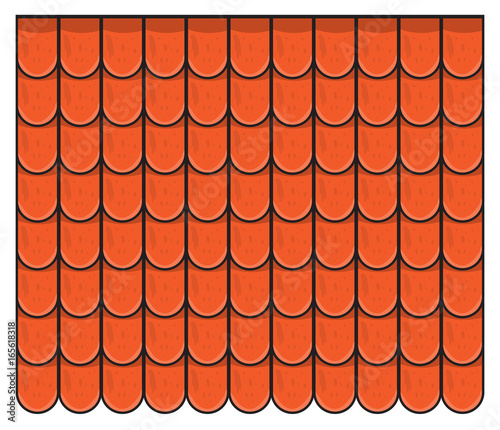roof tiles texture beautiful banner wallpaper design illustration