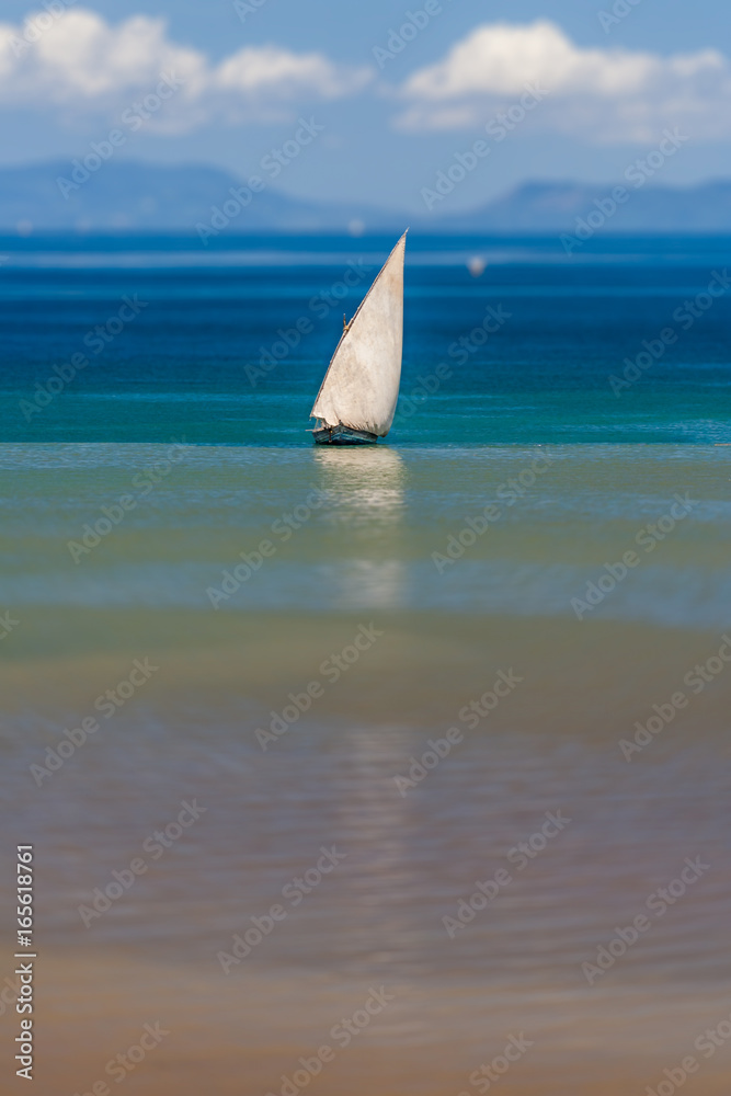 Traditional sailboat