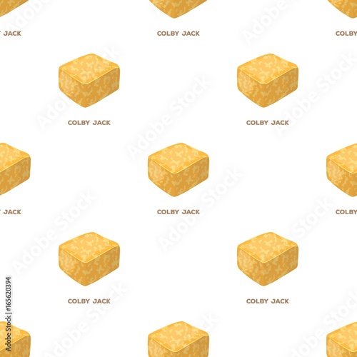 Colby gack.Different kinds of cheese single icon in cartoon style vector symbol stock illustration web.