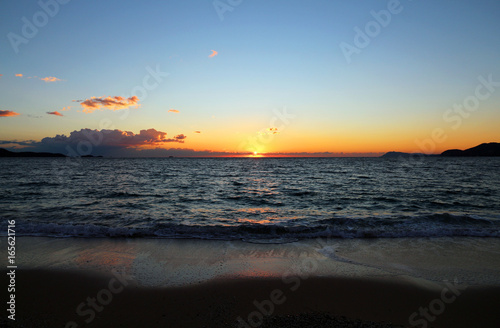 sunset on the beach - Hy  res - French Riviera