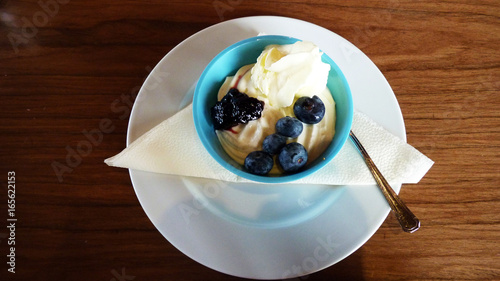 ursprünglicher Skyr in einem Restaurant in Höfn Island