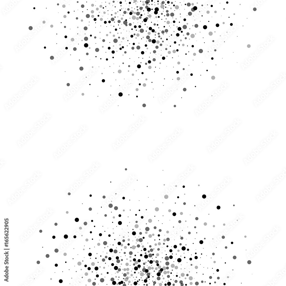 Dense black dots. Abstract half circles with dense black dots on white background. Vector illustration. Dense black dots. Abstract half circles with dense black dots on white background. Vector illustration.