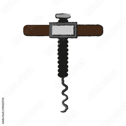 Cork wine bottle opener